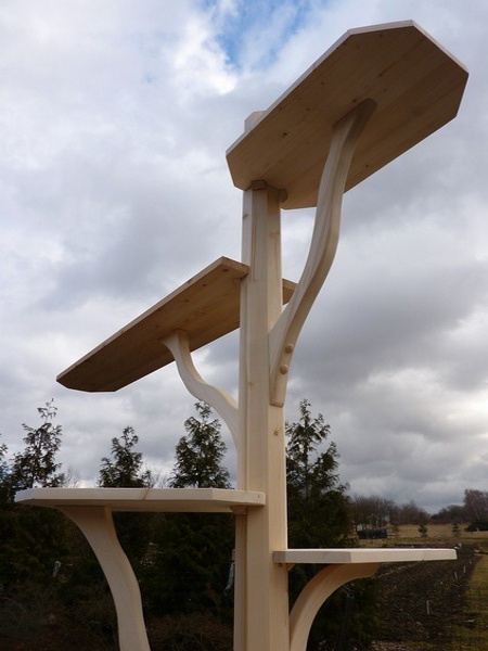 Sestavitelné stromy pro kočky - zkušební prototyp 