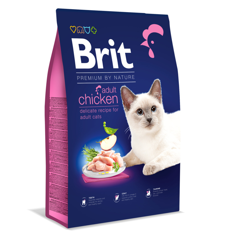 Brit Premium Cat by Nature Adult Chicken 800g