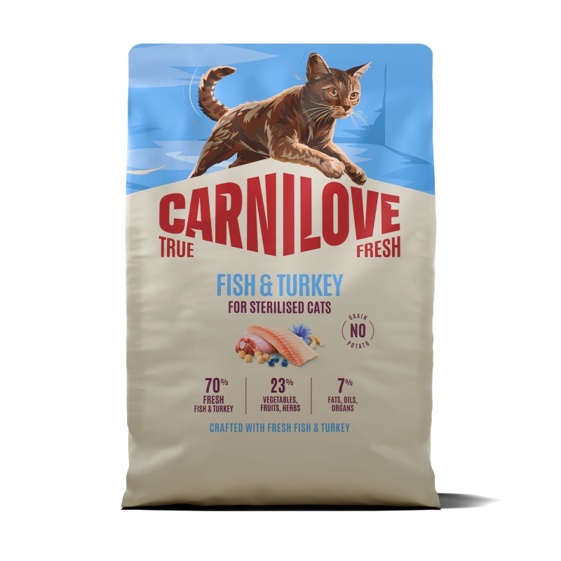 Carnilove TRUE FRESH Fish & Turkey for Sterilised Cats 2kg