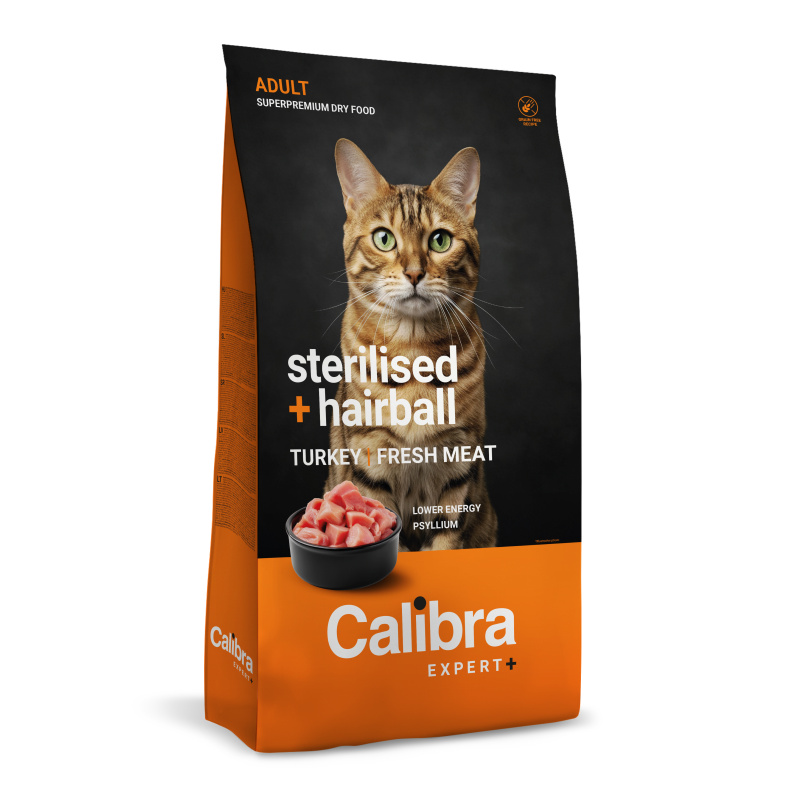 Calibra Cat EXPERT+ Adult Sterilised & Hairball 1,5kg
