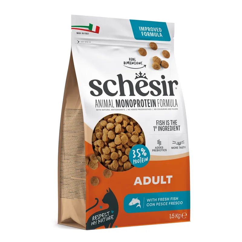 Schesir Cat Monoprotein rybí 1,5kg