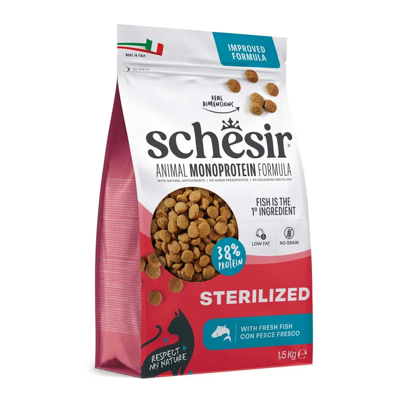 Schesir Cat Monoprotein Sterilized rybí 1,5kg