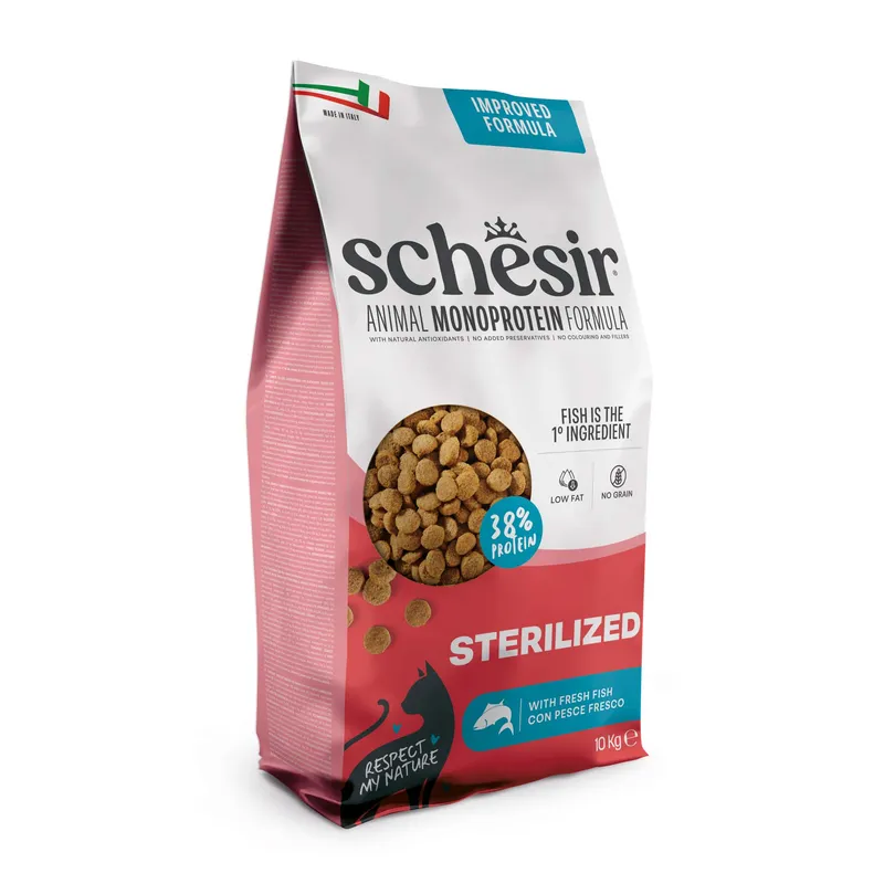 Schesir Cat Monoprotein Sterilized rybí 10kg