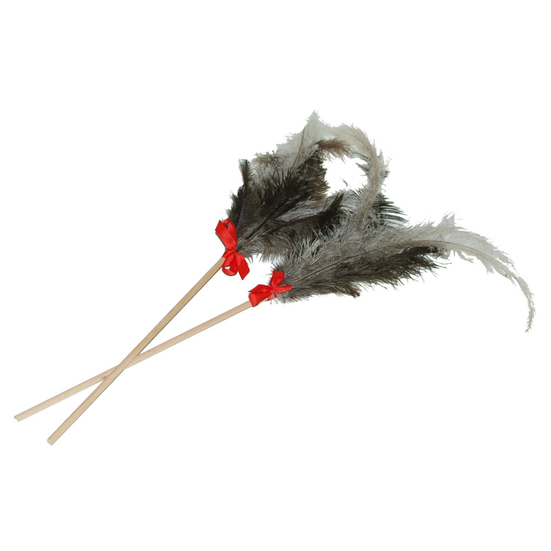 Mávátko z pštrosího peří velké