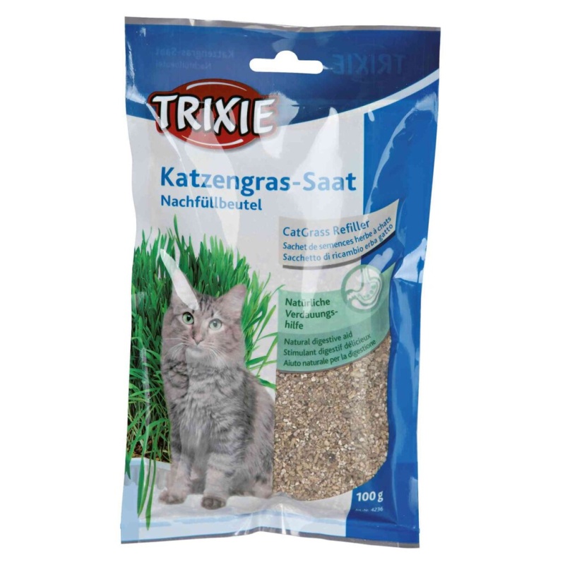 Tráva pro kočky - semena 100g v sáčku