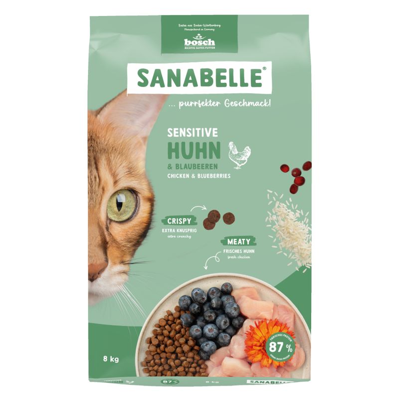 SANABELLE Adult Sensitive s kuřecím 8kg