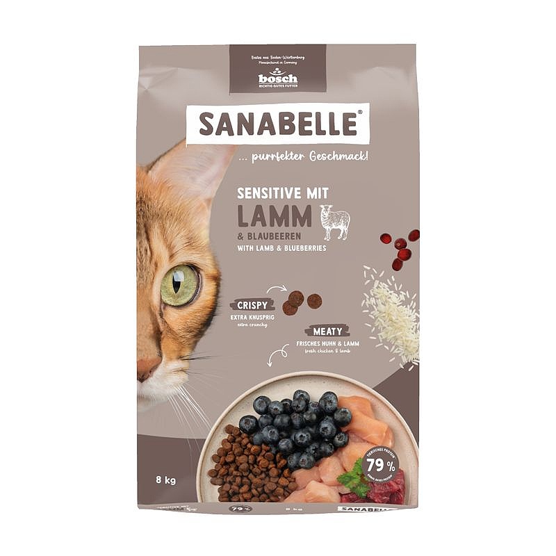 SANABELLE Adult Sensitive s jehněčím 8kg