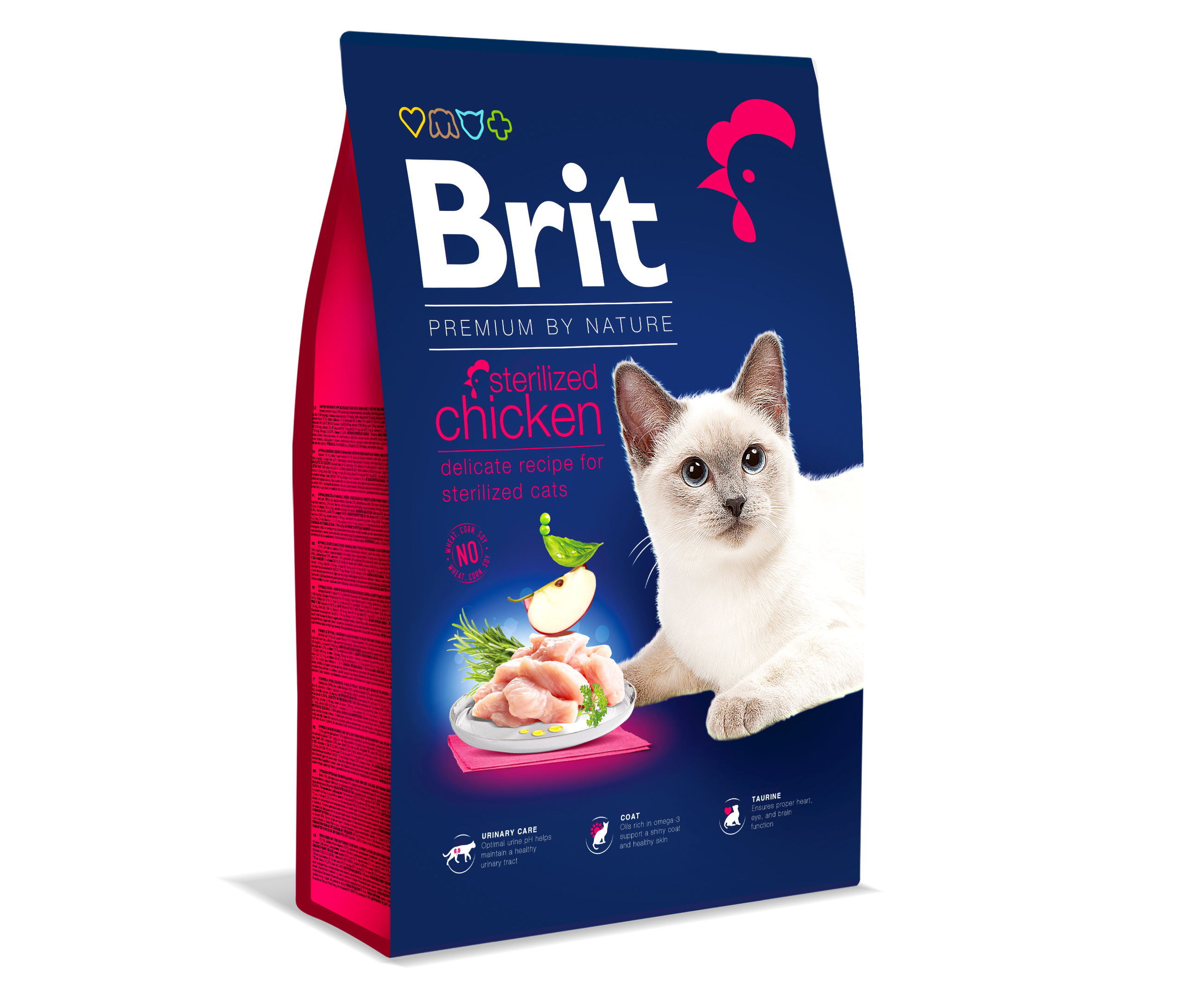 Brit Premium Cat by Nature Sterilized Chicken 800g