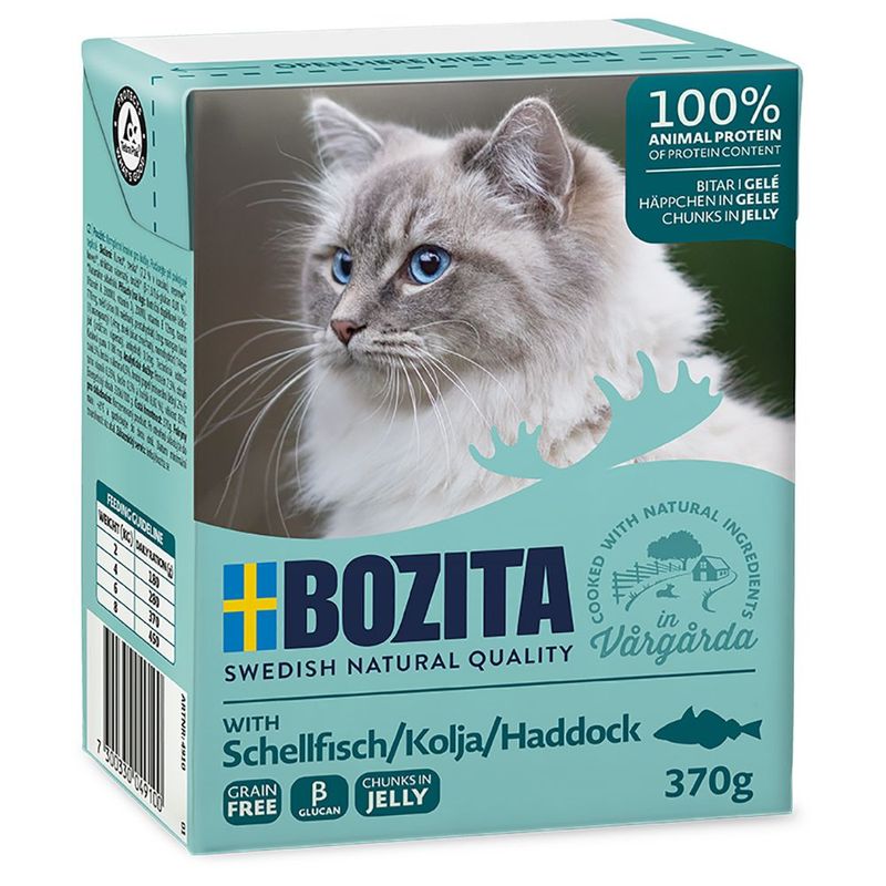 BOZITA kousky v rosolu 370g treska