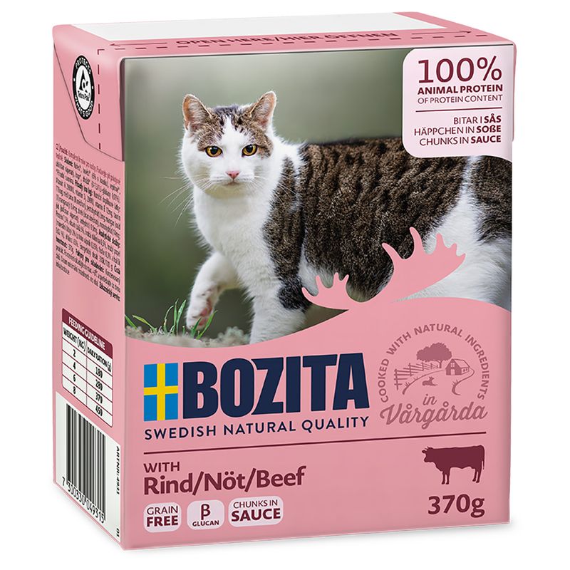BOZITA kousky v omáčce 370g hovězí