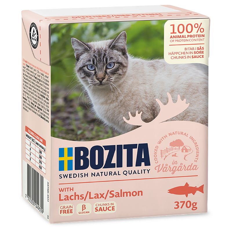 BOZITA kousky v omáčce 370g losos