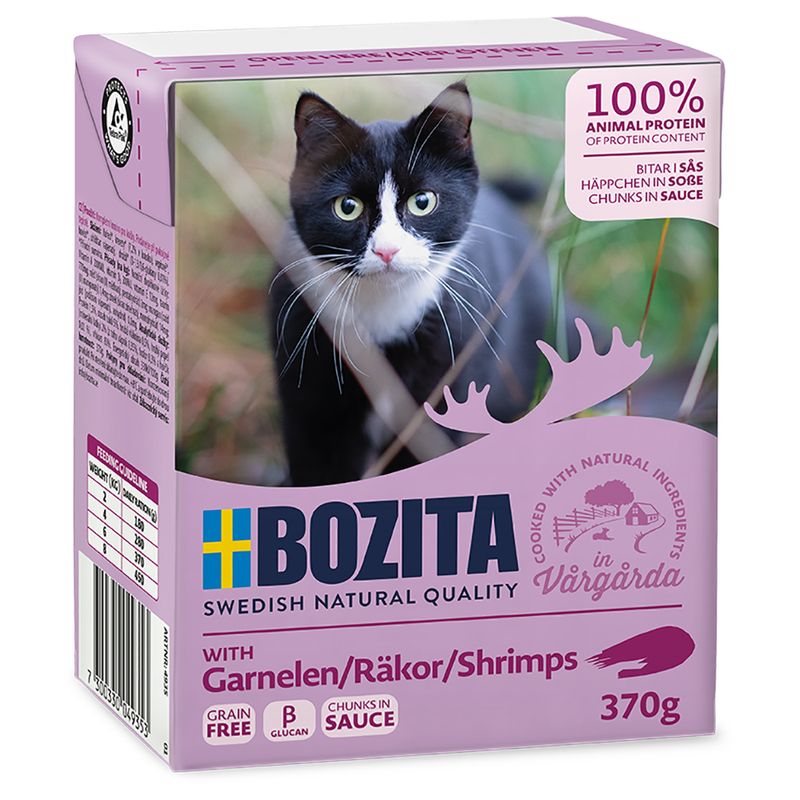 BOZITA kousky v omáčce 370g krevety