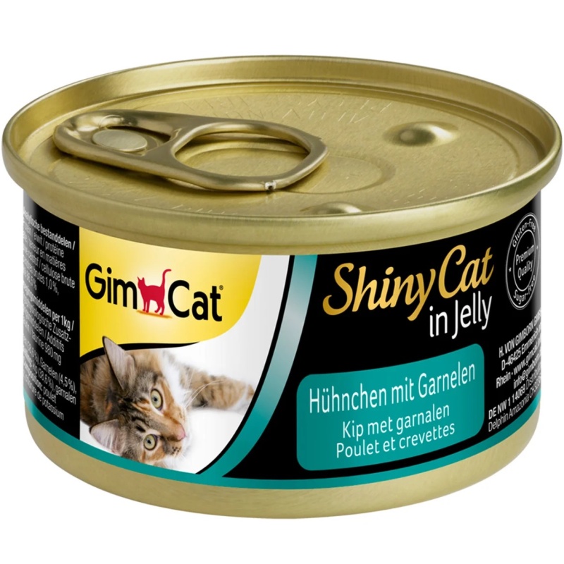 GimCat ShinyCat 70g kuře a krevety