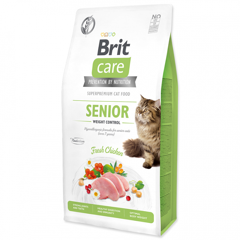 BRIT CARE Cat Grain Free Senior Weight Control 400g