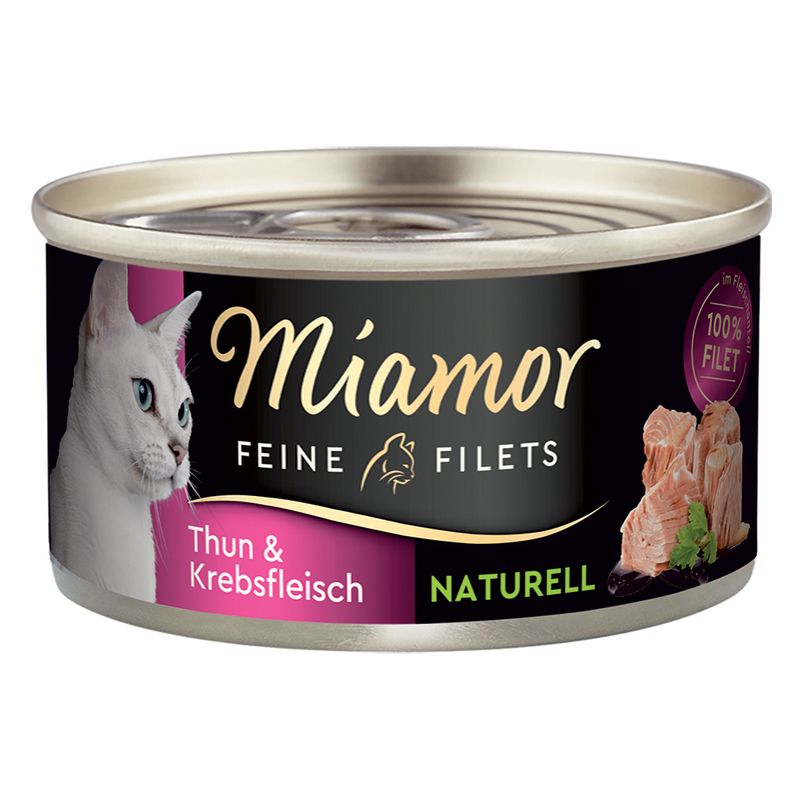 MIAMOR Naturelle 80g tuňák a krab ve šťávě