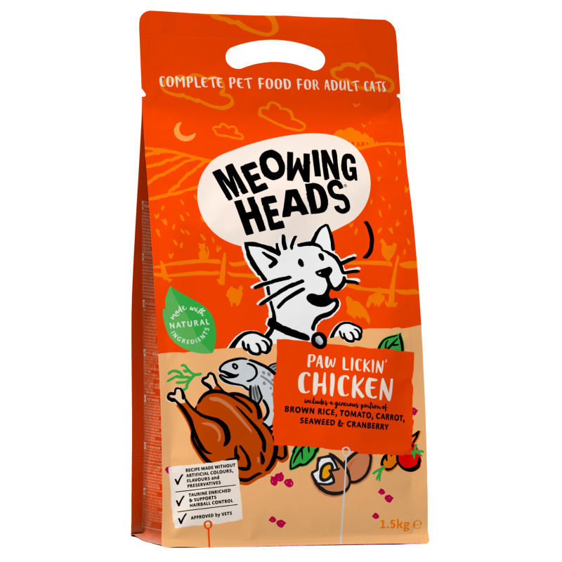 Meowing Heads Paw Lickin’ Chicken 1,5kg