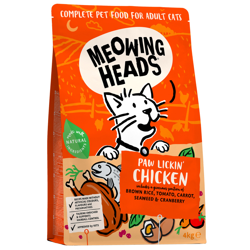 Meowing Heads Paw Lickin’ Chicken 4kg