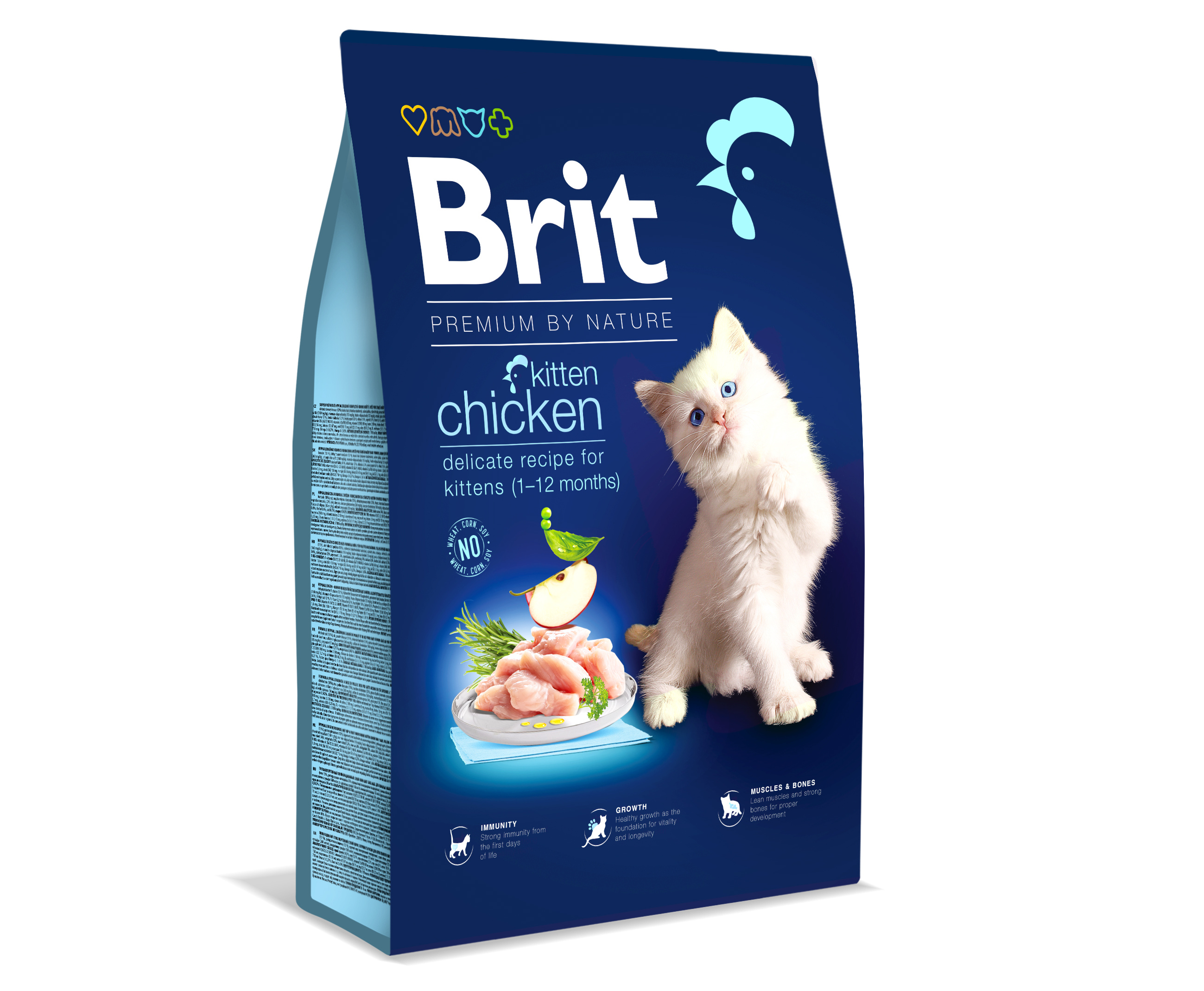 Brit Premium Cat by Nature Kitten Chicken 1,5kg