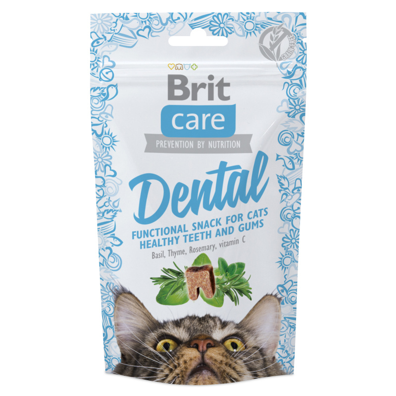 Brit Care Cat Snack Dental 50g 