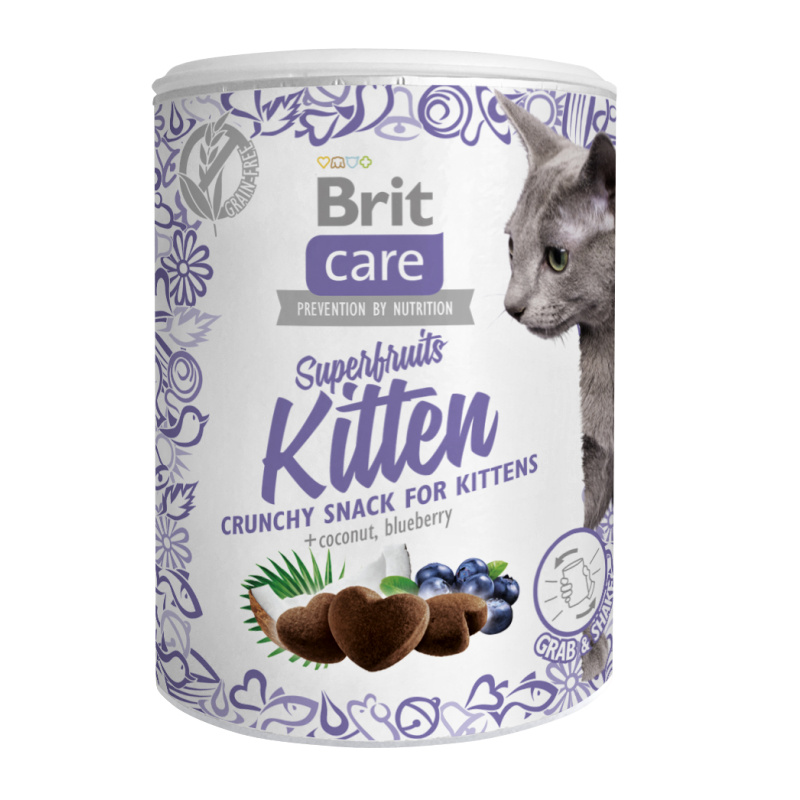 Brit Care Cat Snack Superfruits Kitten 100g