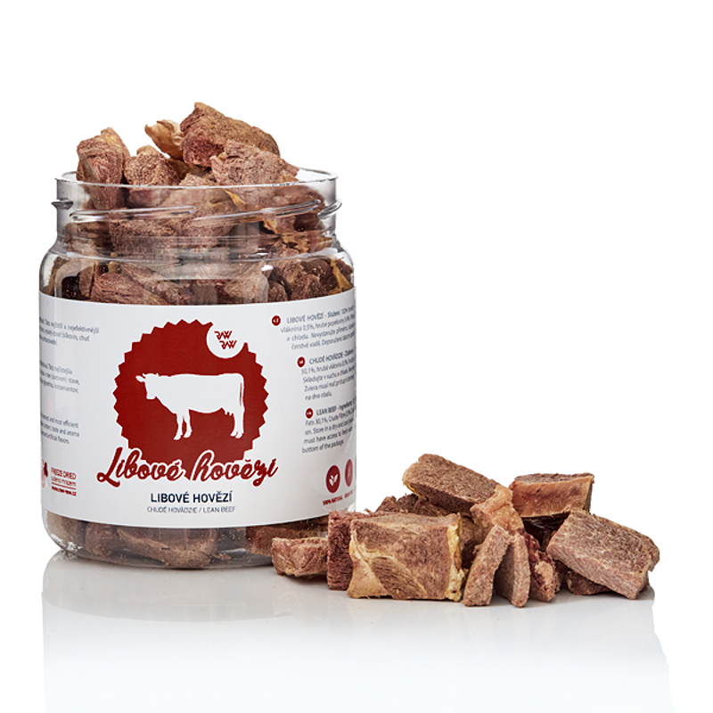 Pamlsky RAW RAW Freeze Dried - Hovězí libové maso 70g