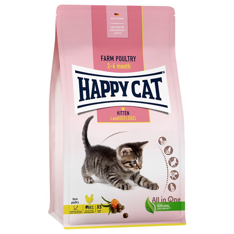 HAPPY CAT Kitten Land Geflügel 1,3kg