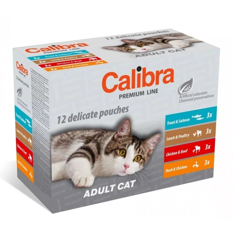 CALIBRA Premium Adult multipack 12x100g