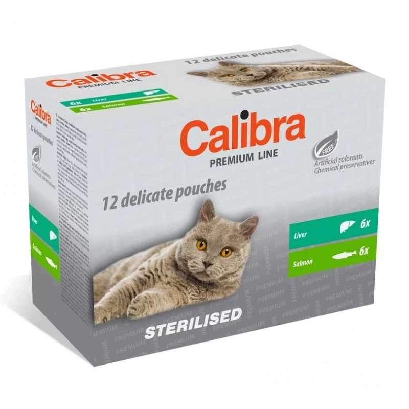 CALIBRA Premium Sterilised multipack 12x100g