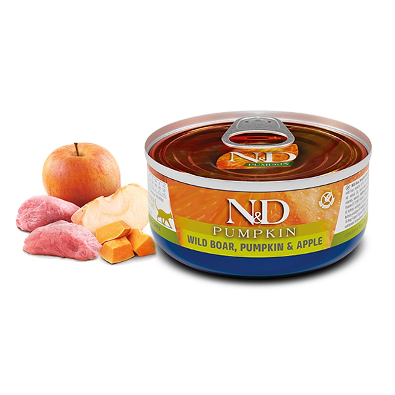 N&D CAT PUMPKIN Adult Boar & Apple 70g