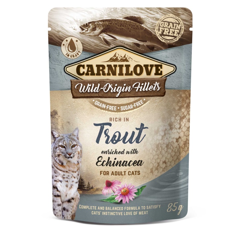 Carnilove Cat Pouch Trout Enriched & Echinacea 85g