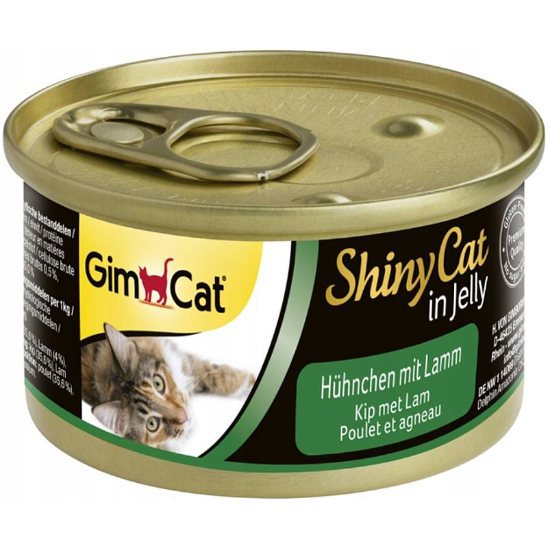 GimCat ShinyCat 70g kuře a jehněčí