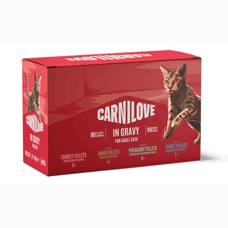 Carnilove Cat Pouch Multipack 12x85g