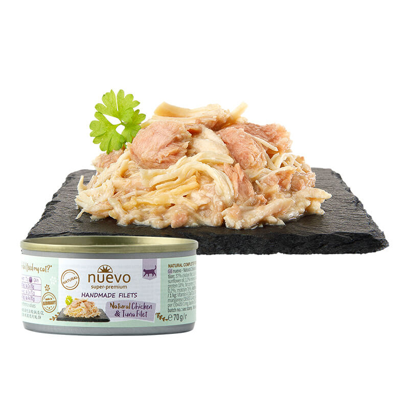 Nuevo Handmade Filets 70g kuře s tuňákem v želé