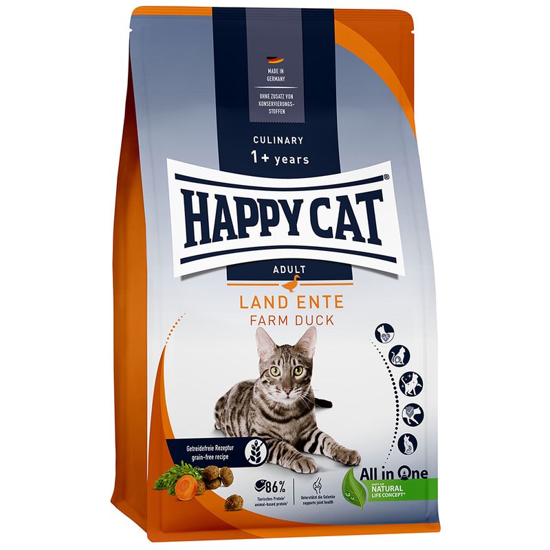 HAPPY CAT Culinary Land-Ente 1,3kg