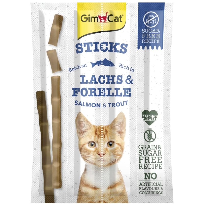 GimCat Sticks 4ks losos, pstruh