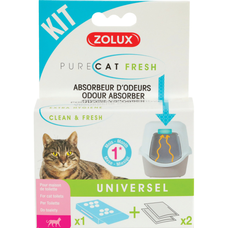 PURECAT Set osvěžovač a pohlcovač zápachu