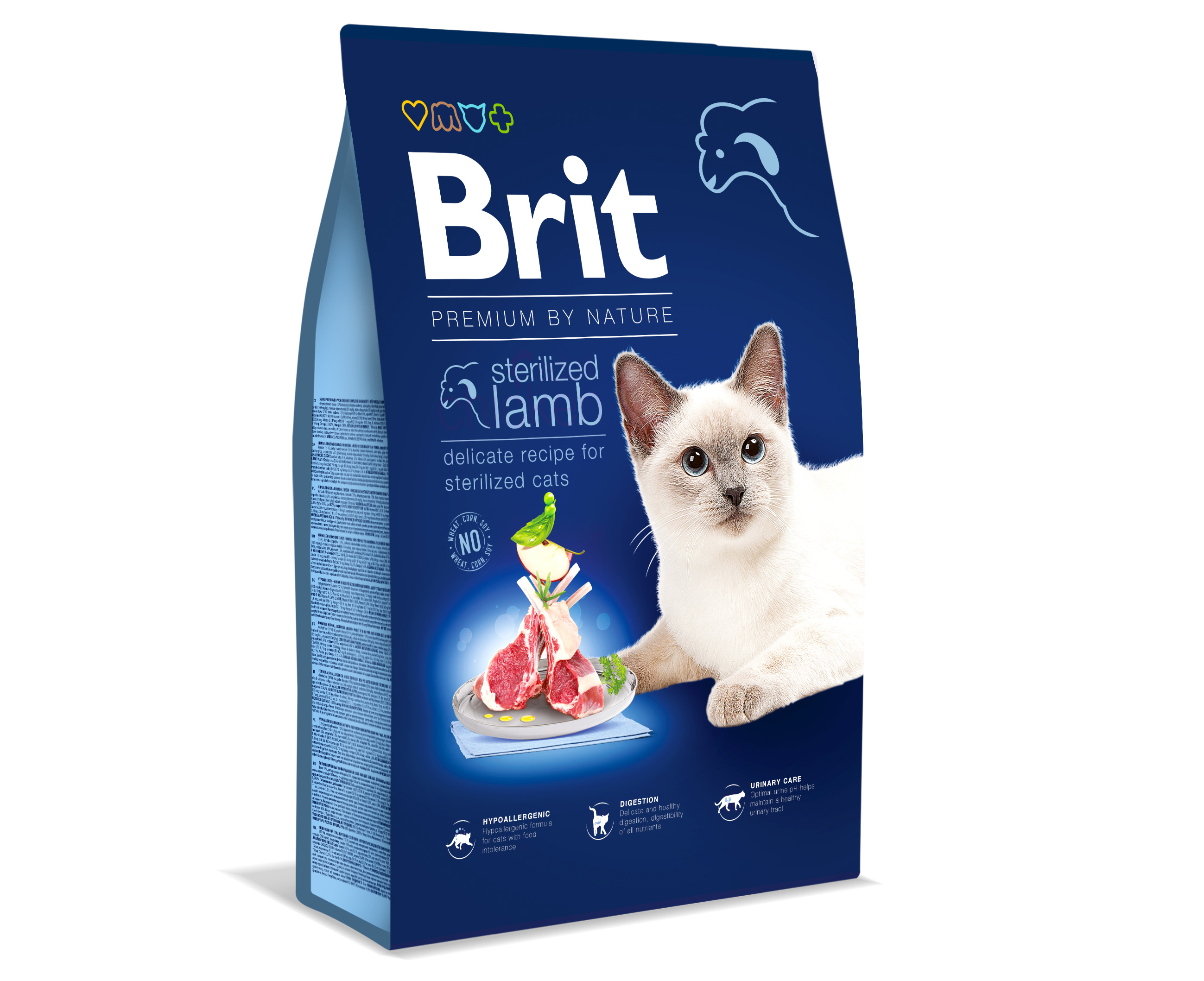 Brit Premium Cat by Nature Sterilized Lamb 1,5kg