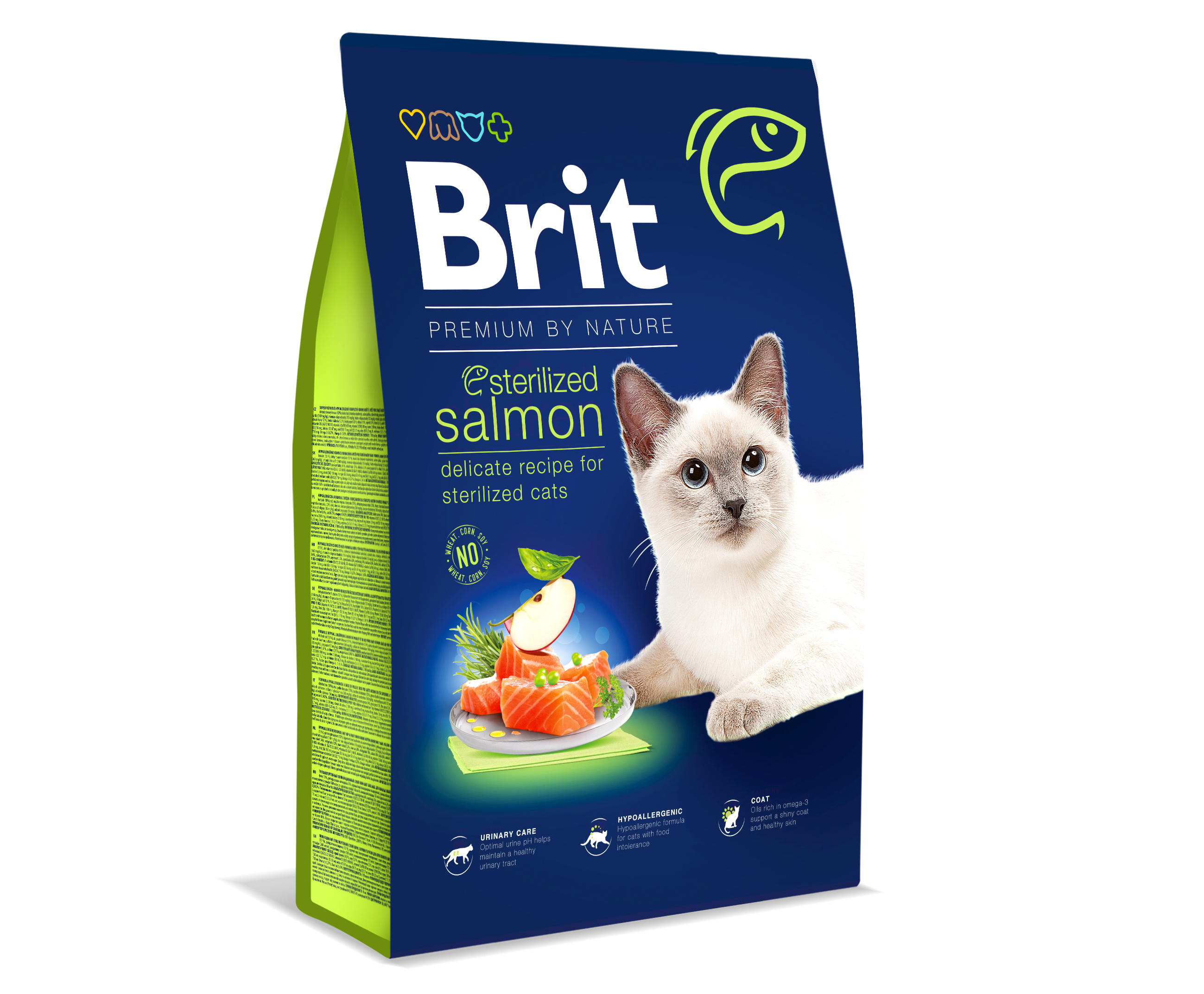 Brit Premium Cat by Nature Sterilized Salmon 800g