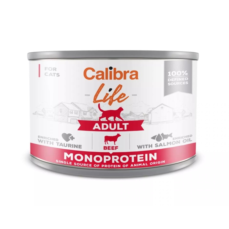 CALIBRA Cat Life Adult 200g hovězí