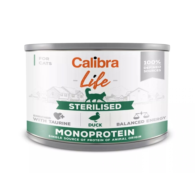 CALIBRA Cat Life Sterilised 200g kachna