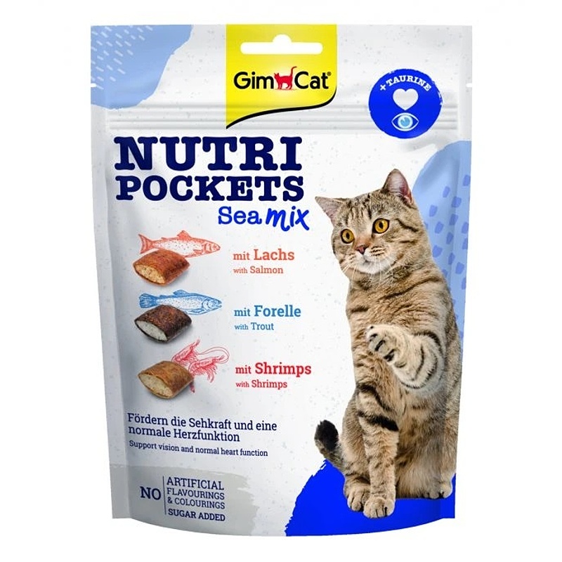 GimCat Nutri Pockets Sea Mix 150g