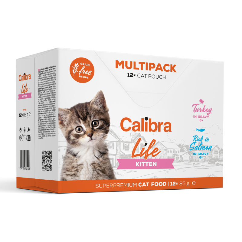 CALIBRA Cat Life Kitten multipack 12x85g