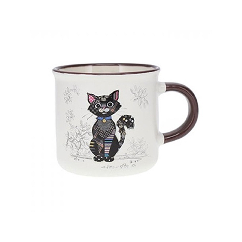 Hrnek na espresso BUG ART KOOKS Černá kočka