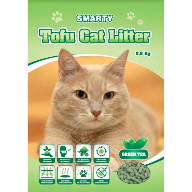 Smarty Tofu Cat Litter Green Tea 6l