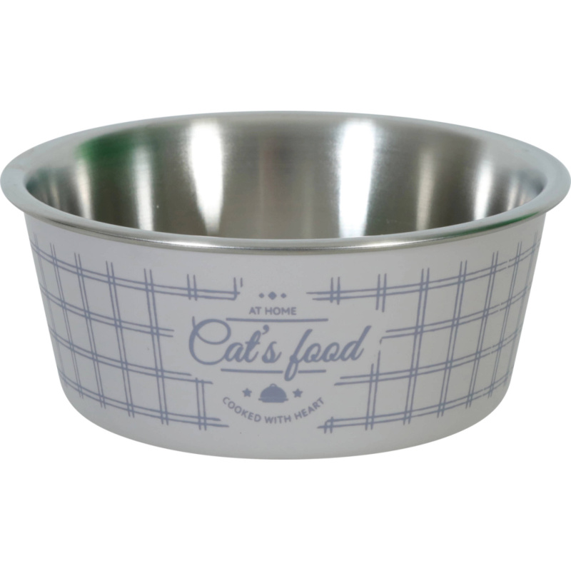 Miska nerez FOOD CAT 400ml růžová