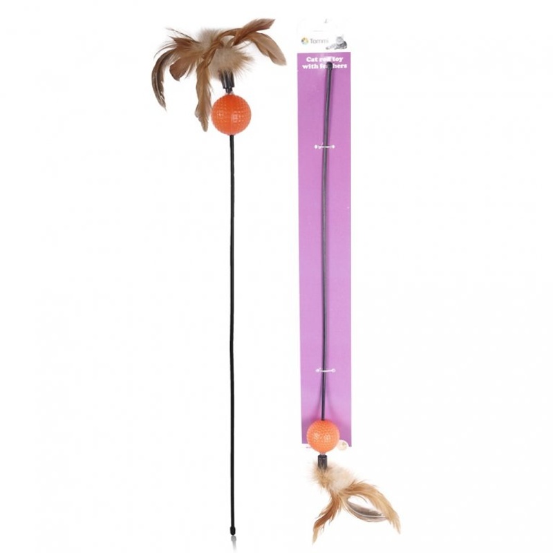 Mávátko s peřím a míčkem