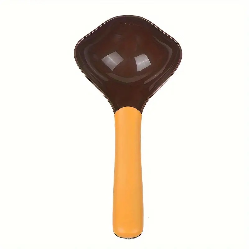 Tvarovaná lopatka na granule hnědá