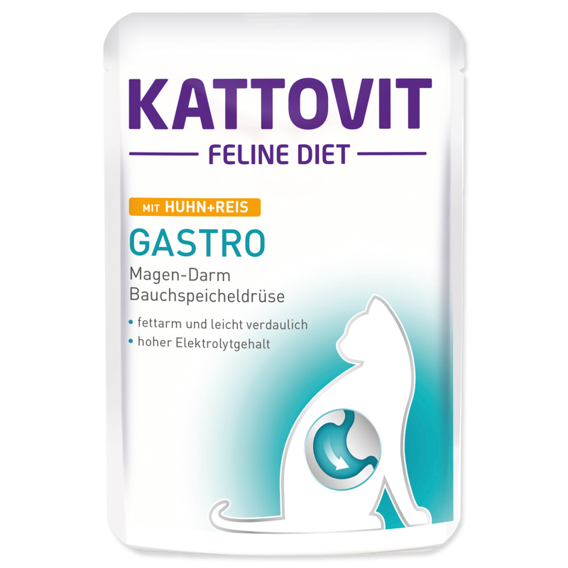 Kattovit Cat Gastro 85g kuře a rýže