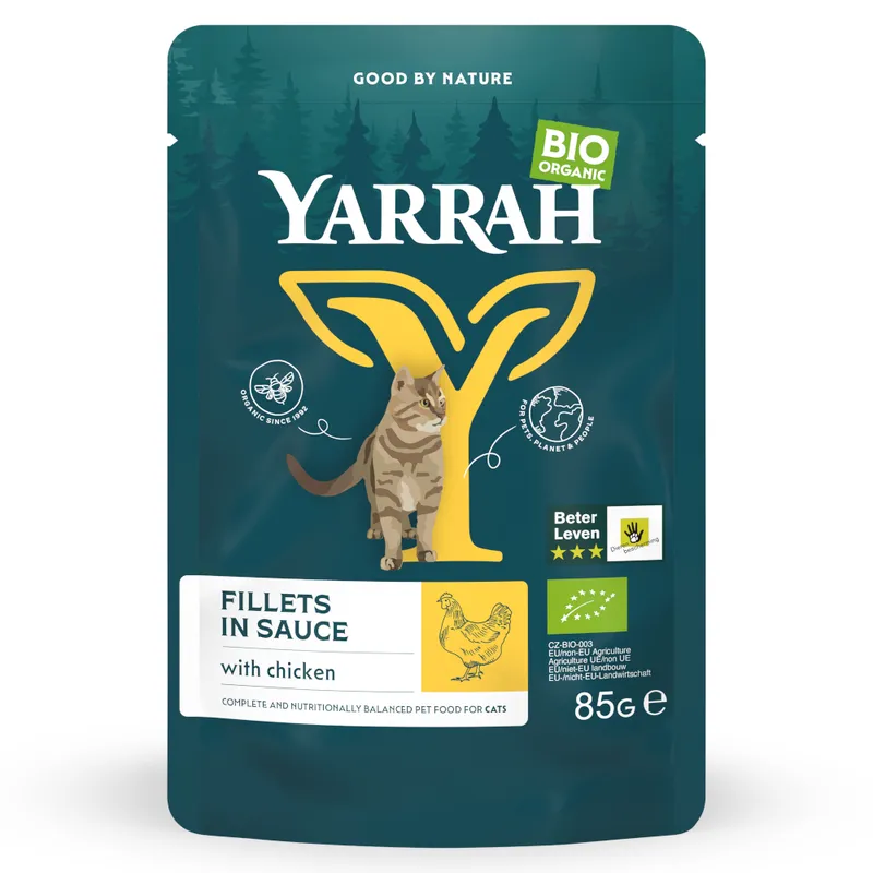 Yarrah Bio Filety v omáčce 85g kuře