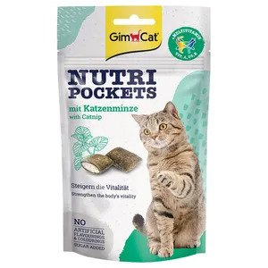 GimCat Nutri Pockets s catnipem 60g